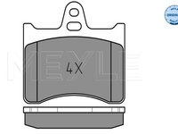 Set placute frana,frana disc puntea spate (0252038915 MEYLE) Citroen