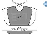 Set placute frana,frana disc puntea spate (0252110314 MEYLE) ALFA ROMEO,FIAT,LANCIA