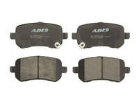 Set placute frana,frana disc puntea spate (C2Y024ABE ABE) CHRYSLER,DODGE,FIAT,JEEP,VW