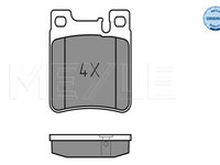 Set placute frana,frana disc puntea spate (0252130515 MEYLE) CHRYSLER,MERCEDES-BENZ,MERCEDES-BENZ (BBDC)