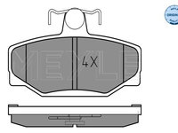 Set placute frana,frana disc puntea spate (0252138513 MEYLE) VOLVO