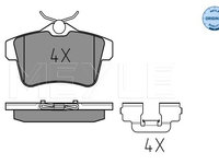 Set placute frana,frana disc puntea spate (0252492217 MEYLE) Citroen,DS,PEUGEOT