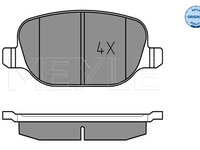 Set placute frana,frana disc puntea spate (0252376017 MEYLE) ALFA ROMEO,LANCIA