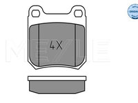 Set placute frana,frana disc puntea spate (0252105015 MEYLE) OPEL,SAAB,VAUXHALL