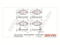 Set placute frana,frana disc puntea spate (DP1010101047 DRIVE) CHEVROLET,OPEL,VAUXHALL