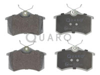 Set placute frana frana disc QP7107 QUARO pentru Vw Golf Vw Passat Vw Carat Vw Corsar Vw Quantum Peugeot 405 Seat Toledo Renault Megane Seat Ibiza Vw Derby Vw Flight Vw Polo Seat Cordoba Audi A6 Renault ScEnic Audi A4