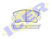 Set placute frana,frana disc RENAULT 12 limuzina, DACIA 1300, DACIA 1310 limuzina (U, X) - ICER 180089