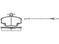 Set placute frana,frana disc RENAULT CLIO I (B/C57, 5/357) (1990 - 1998) REMSA 0141.32 piesa NOUA