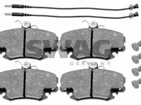 Set placute frana,frana disc RENAULT CLIO II (BB0/1/2, CB0/1/2) (1998 - 2005) SWAG 60 91 6191 piesa NOUA