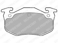 Set placute frana,frana disc RENAULT CLIO II (BB0/1/2, CB0/1/2) (1998 - 2005) DELPHI LP699 piesa NOUA