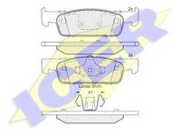 Set placute frana,frana disc RENAULT CLIO IV, RENAULT CLIO Grandtour IV, DACIA SANDERO II - ICER 182115