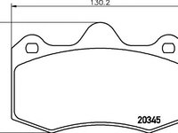 Set placute frana,frana disc RENAULT CLIO Mk II (BB0/1/2_, CB0/1/2_), RENAULT SYMBOL I (LB0/1/2_) - HELLA PAGID 8DB 355 014-251