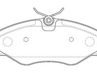 Set placute frana,frana disc RENAULT ESPACE Mk III (JE0_), RENAULT TRAFIC II bus (JL), RENAULT TRAFIC II Van (FL) - WAGNER WBP23099B