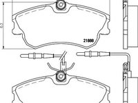 Set placute frana,frana disc RENAULT ESPACE Mk III (JE0_) - HELLA PAGID 8DB 355 019-261