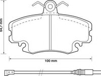 Set placute frana,frana disc RENAULT EXTRA caroserie (F40_, G40_), RENAULT CLIO (B/C57_, 5/357_), PEUGEOT 205 (741A/C) - STOP 571526S