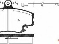 Set placute frana,frana disc RENAULT EXTRA caroserie (F40_, G40_), RENAULT CLIO (B/C57_, 5/357_), PEUGEOT 205 (741A/C) - METZGER 0141.32