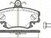 Set placute frana,frana disc RENAULT EXTRA caroserie (F40_, G40_), RENAULT MEGANE I (BA0/1_), RENAULT MEGANE I Classic (LA0/1_) - TRISCAN 8110 25010