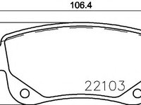 Set placute frana,frana disc RENAULT GRAND SCÉNIC III (JZ0/1_) (2009 - 2020) TEXTAR 2210301