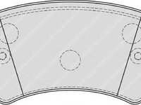 Set placute frana,frana disc RENAULT KANGOO / GRAND KANGOO (KW0/1) (2008 - 2016) FERODO FDB4185 piesa NOUA