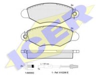 Set placute frana,frana disc RENAULT KANGOO (KC0/1_), RENAULT KANGOO Rapid (FC0/1_), NISSAN KUBISTAR (X76) - ICER 181217-203