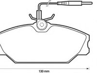 Set placute frana,frana disc RENAULT LAGUNA I I (B56_, 556_), RENAULT SAFRANE (B54_), RENAULT ESPACE Mk II (J/S63_) - STOP 571476S