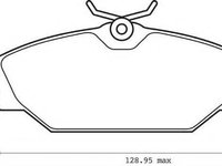 Set placute frana,frana disc RENAULT LAGUNA I I (B56_, 556_), RENAULT LAGUNA I Estate (K56_), RENAULT MEGANE I (BA0/1_) - STOP 573008S