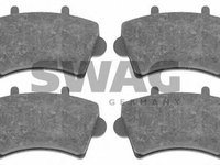 Set placute frana,frana disc RENAULT MASTER II Van (FD), RENAULT MASTER II platou / sasiu (ED/HD/UD), OPEL MOVANO caroserie (F9) - SWAG 60 91 6495