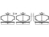 Set placute frana,frana disc RENAULT MEGANE I (BA0/1) (1995 - 2004) REMSA 0141.02 piesa NOUA