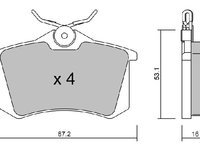 Set placute frana,frana disc RENAULT MEGANE I Scenic (JA0/1) (1996 - 2001) OE 440602466R piesa NOUA