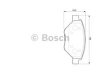 Set placute frana,frana disc RENAULT MEGANE II Limuzina (LM0/1) (2003 - 2016) BOSCH 0 986 424 774 piesa NOUA