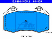 Set placute frana,frana disc RENAULT MEGANE II (BM0/1_, CM0/1_) (2002 - 2011) ATE 13.0460-4805.2