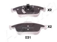 Set placute frana,frana disc RENAULT MEGANE III hatchback (BZ0_), RENAULT MEGANE III cupe (DZ0/1_), RENAULT GRAN TOUR III combi (KZ0/1) - ASHIKA 50-00