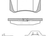 Set placute frana,frana disc RENAULT MEGANE Scenic (JA0/1_), RENAULT ESPACE Mk III (JE0_), RENAULT MEGANE I Break (KA0/1_) - METZGER 0263.03