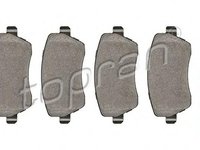 Set placute frana,frana disc RENAULT MODUS / GRAND MODUS (F/JP0_), RENAULT EURO CLIO III (BR0/1, CR0/1), DACIA LOGAN MCV (KS_) - TOPRAN 700 770