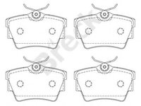 Set placute frana,frana disc RENAULT TRAFIC II platou / sasiu (EL) (2001 - 2014) Break 23980 00 703 00 piesa NOUA