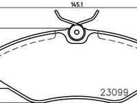 Set placute frana,frana disc RENAULT TRAFIC II bus (JL) (2001 - 2020) TEXTAR 2309902