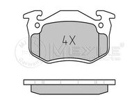 Set placute frana, frana disc RENAULT TWINGO - OEM - MEYLE ORIGINAL GERMANY: 025 206 3415|0252063415 - W02374120 - LIVRARE DIN STOC in 24 ore!!!