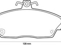 Set placute frana,frana disc ROVER 200 hatchback (XW), ROVER CABRIOLET (XW), ROVER 400 (XW) - STOP 571438S