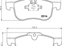 Set placute frana,frana disc ROVER 75 limuzina (RJ), ROVER 75 Tourer (RJ), MG MG ZT limuzina - HELLA PAGID 8DB 355 008-941