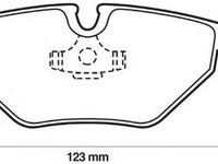 Set placute frana,frana disc SAAB 9-5 Combi (YS3E) (1998 - 2009) JURID 571960JC piesa NOUA