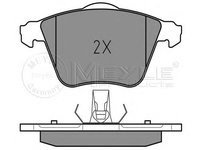 Set placute frana,frana disc SAAB 9-5 limuzina (YS3E), SAAB 9-3 limuzina (YS3F), VOLVO S40 II limuzina (MS) - MEYLE 025 239 1218