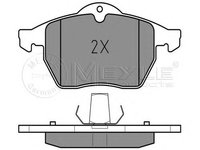 Set placute frana,frana disc SAAB 900 Mk II Cabriolet, SAAB 900 Mk II, SAAB 900 Mk II cupe - MEYLE 025 231 1619/W