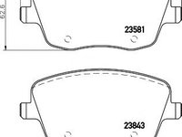 Set placute frana,frana disc SEAT CORDOBA (6K2), SEAT CORDOBA Vario (6K5), VW POLO (9N_) - HELLA PAGID 8DB 355 018-811