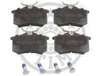 Set placute frana,frana disc SEAT CORDOBA limuzina (6K1, 6K2), AUDI A4 limuzina (8D2, B5), AUDI A8 limuzina (4D2, 4D8) - OPTIMAL 10066