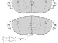 Set placute frana,frana disc SEAT LEON (5F1) (2012 - 2016) JURID 573418J piesa NOUA