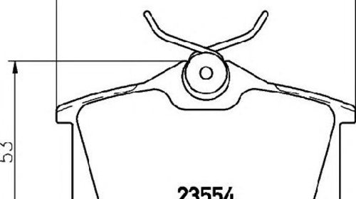 Set placute frana, frana disc SKODA FABIA COM