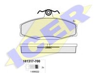 Set placute frana,frana disc SKODA FAVORIT (781), SKODA FORMAN combi (785), SKODA FELICIA (6U1) - ICER 181317-700