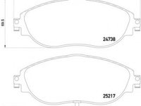 Set placute frana,frana disc SKODA OCTAVIA Combi (5E5) (2012 - 2020) BREMBO P 85 131