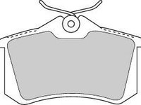 Set placute frana,frana disc SKODA ROOMSTER Praktik (5J) (2007 - 2015) FERODO FDB1788