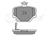 Set placute frana,frana disc SMART CABRIO (450), SMART CITY-COUPE (450), SMART CROSSBLADE (450) - MEYLE 025 219 9915